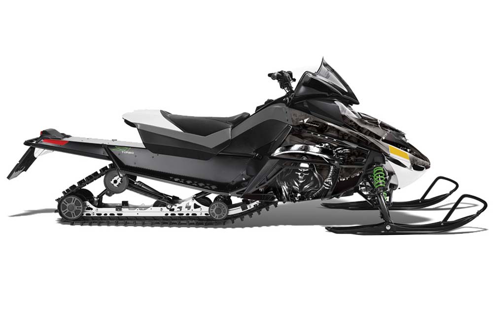 Arctic Cat Z1 Turbo Sled Graphics: Reaper - Black Snowmobile Graphic ...