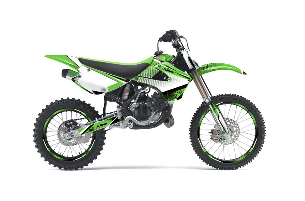 Et centralt værktøj, der spiller en vigtig rolle kjole Furnace Kawasaki KX85 Dirt Bike Graphics: Empire - Green MX Graphic Wrap Kit  (2001-2013) | Dirt Bike Graphics | Graphic Kits