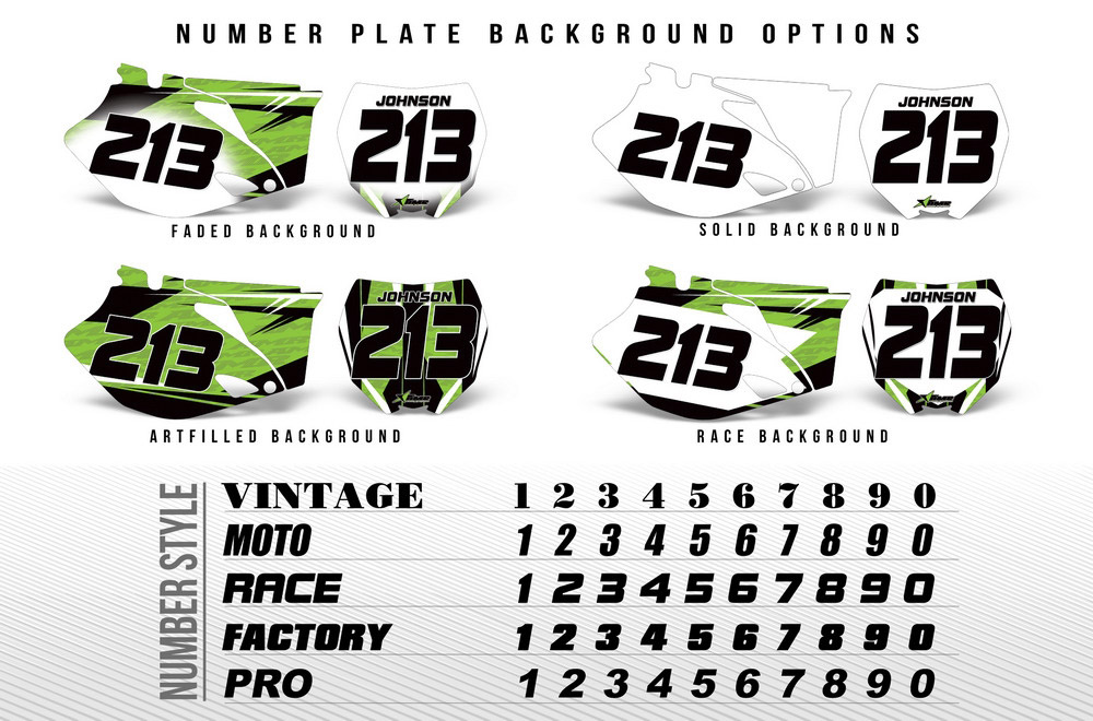 dirt bike plate