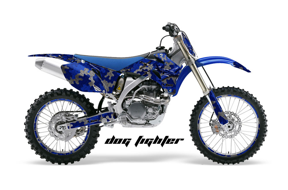 Yamaha YZ250 F 4 Stroke Dirt Bike Graphics: Dog Fighter ...